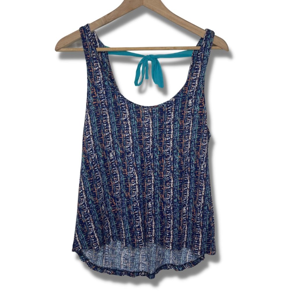 Love Culture | Multicolor Tie Back Tank Top | Size L